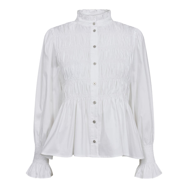 Co'Couture Sandy Smock Skjorte White