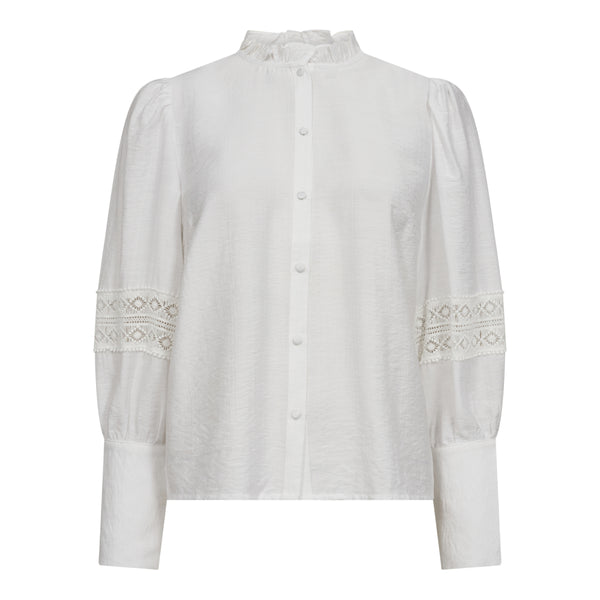 Co'Couture Angus Lace Skjorte White