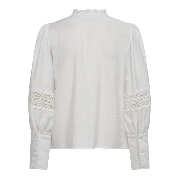 Co'Couture Angus Lace Skjorte White