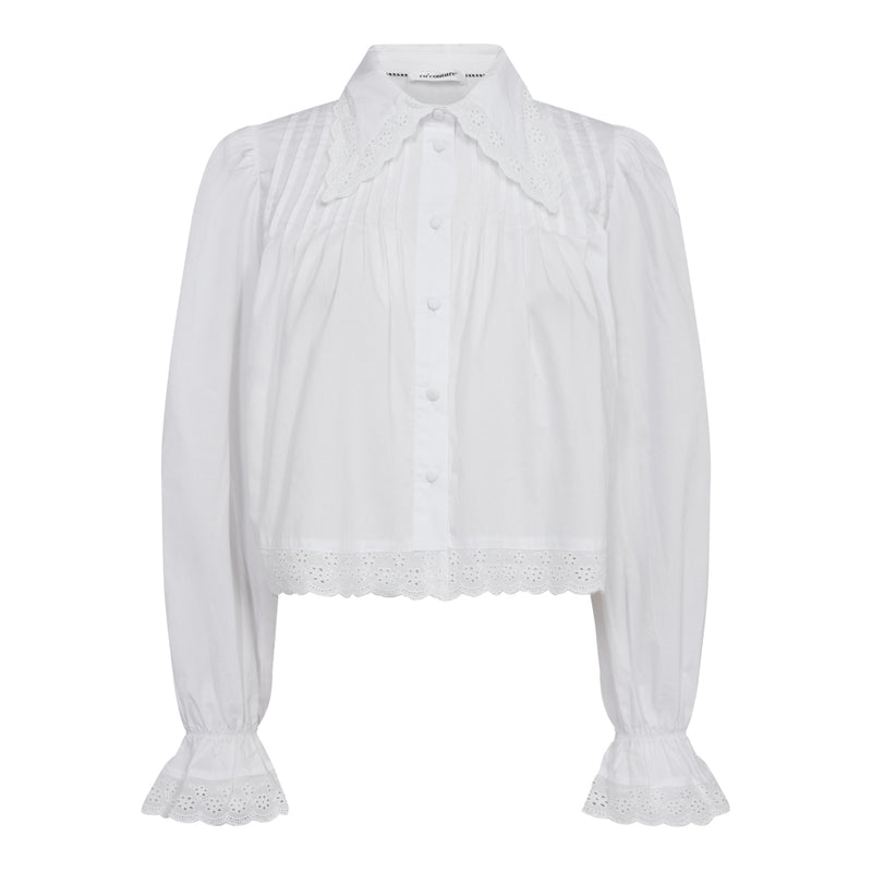 Co'Couture Prima Anglaise Skjorte White