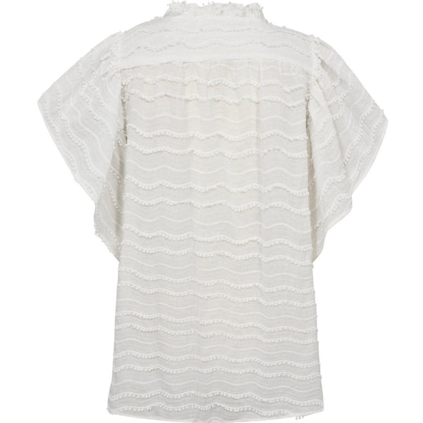 Co'Couture Waveding Frill Bluse Off White