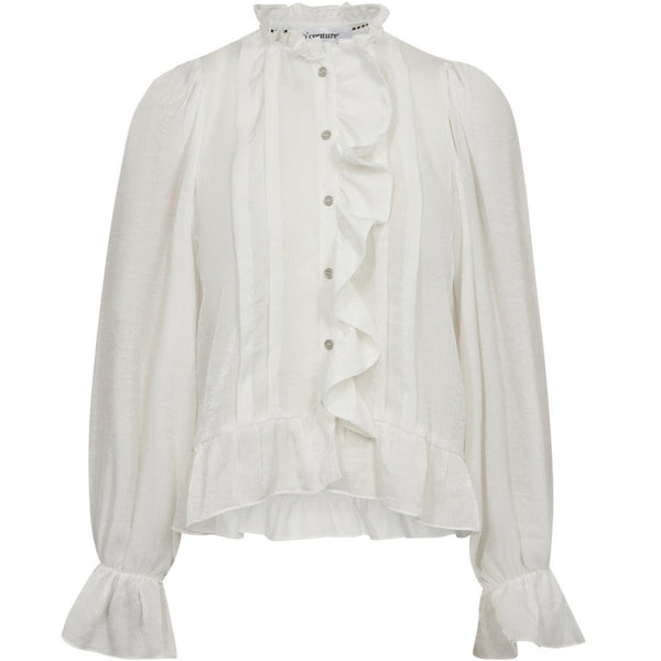 Co'Couture Melina Frill Skjorte White