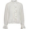 Co'Couture Melina Frill Skjorte White