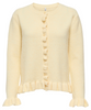 Only Rima Life LS Frill Button Cardigan Lemon Meringue