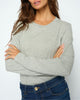 Mos Mosh Millie O-LS Regular T-shirt Grey Melange