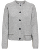Only Piemonte LS Cardigan Light Grey Melange NOA25