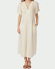 Neo Noir Illana Poplin Kjole Butter Yellow