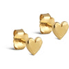 Enamel Heart Studs