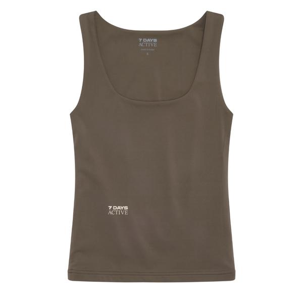 7 DAYS Active Tank Top Major Brown