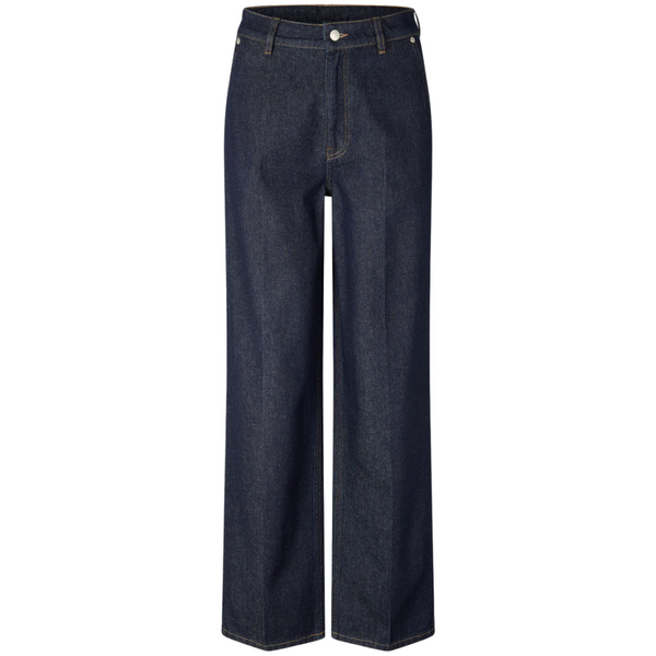 Second Female Columbus New Denim Bukser Dark Blue Denim