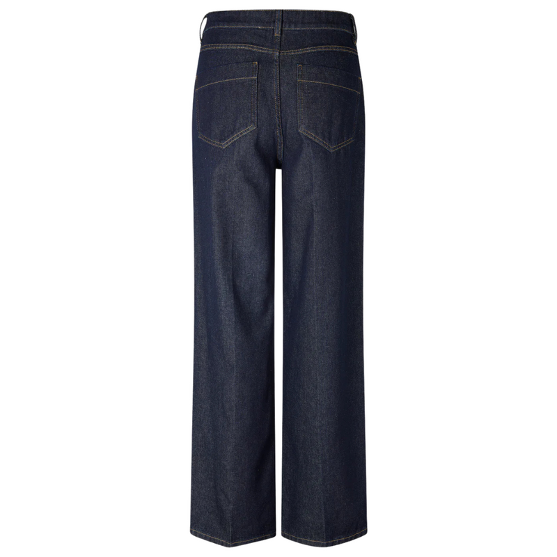 Second Female Columbus New Denim Bukser Dark Blue Denim