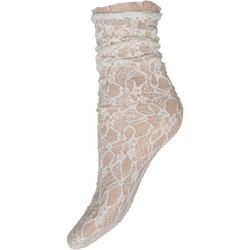 Hype The Detail Lace Fall Down Strømper White