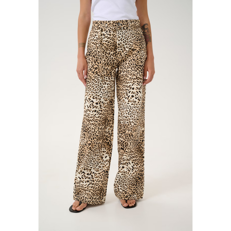 Gestuz Leonia HW Bukser Leopard Print