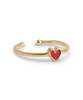 Enamel Amore Ring Red