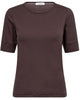 Co'Couture Granny SS T-shirt Chocolate Plum