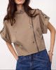 Co'Couture Luna Vest Taupe