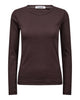 Co'Couture Granny LS T-shirt Dark Brown