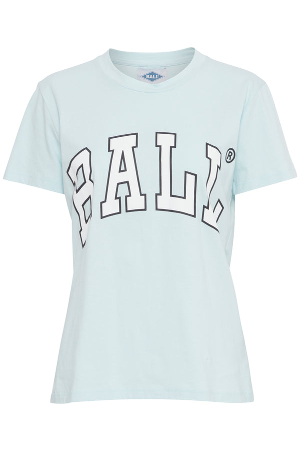 Ball R. David T-shirt Creamy Blue