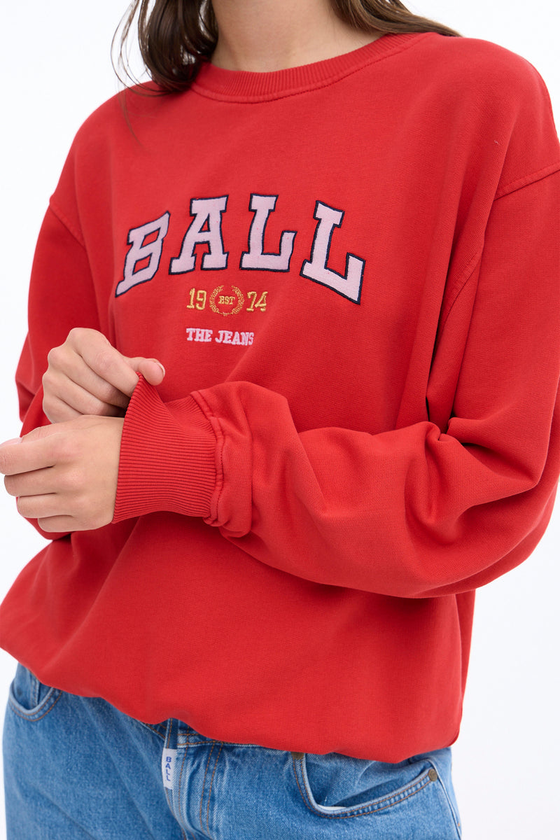 Ball L. Taylor Sweatshirt Chinese Red