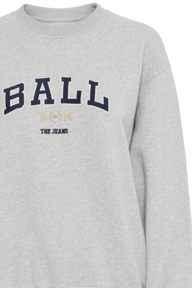 Ball L. Taylor Sweatshirt Medium Grey Melange