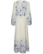 Silfi Flower Print Dress Blue fra Neo Noir, blå festkjole