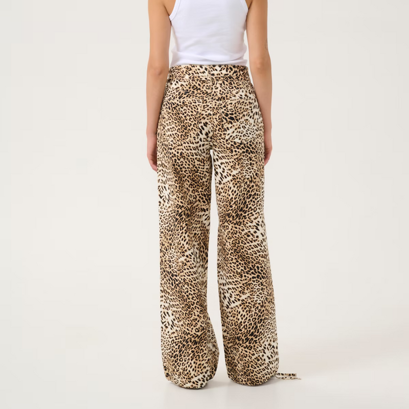 Gestuz Leonia HW Bukser Leopard Print