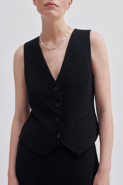 Second Female Fique Vest Black