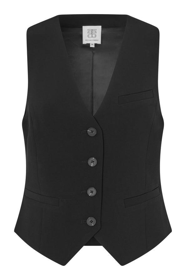 Second Female Fique Vest Black