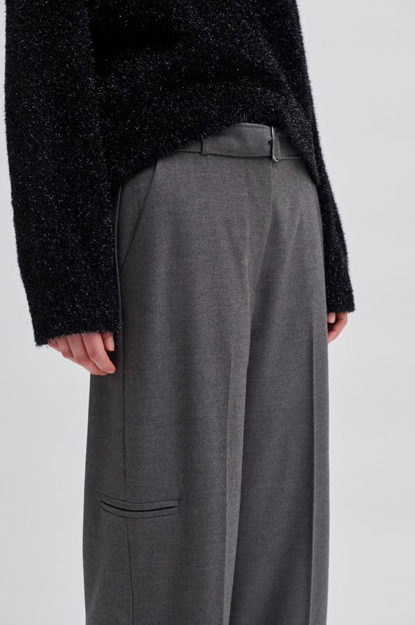 Second Female Tradition Trousers Grey Melange