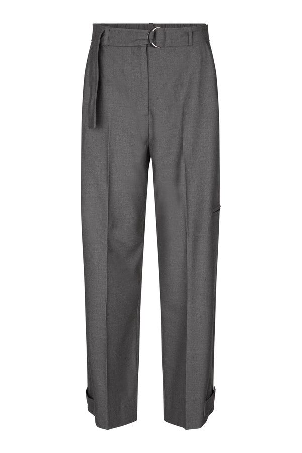 Second Female Tradition Trousers Grey Melange