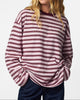 Pieces Sadie LS Top Tawny Port/Roseate Spoonbill
