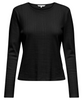 Only Bremen O-Neck LS Top Black