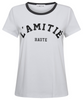 Haute L'Amitié Neckline Logo T-shirt White/Ink