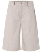 Second Female Bacoli Shorts Soft Beige, beige shorts