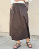 Neo Noir Yara Poplin Nederdel Chocolate Brown NO25