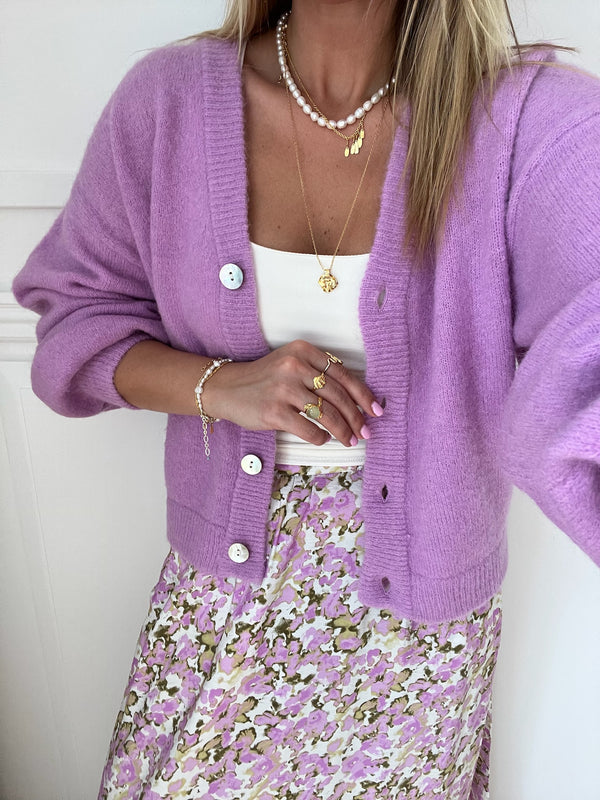 MSCH Copenhagen Petrinelle Hope Cardigan Violet Tulle