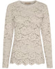 Marta Du Chateau Milley LS T-shirt Beige New