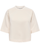 Only Dasie 2/4 O-Neck Raglan Sweatshirt Gardenia