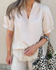 Neo Noir Odesa Linen Bluse Sand NOS26