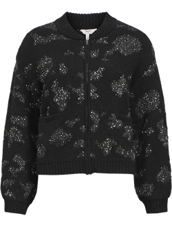 Object Alora LS Strikcardigan Black