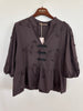 Marta Du Chateau Safiya Bluse Castagno