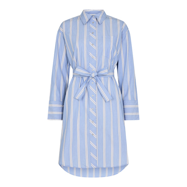 Co'Couture Argan Vesa Shirt Kjole Blue Stripe