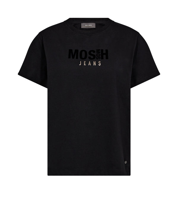 Mos Mosh Linney O-SS T-Shirt Black