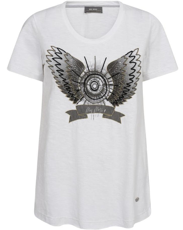 Mos Mosh Gethi O-SS T-shirt White