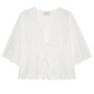 Sissel Edelbo Adeline Top Ecru, hvid bluse
