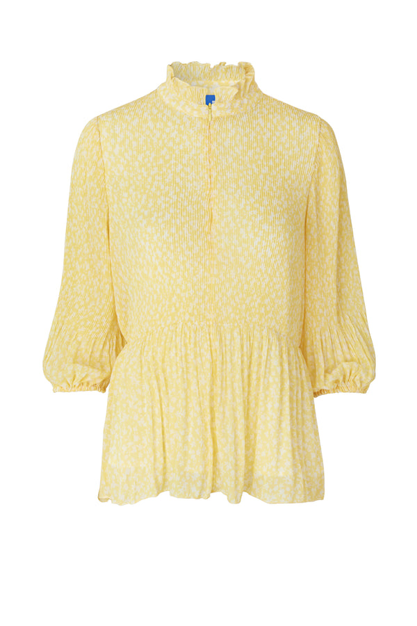 Cras Brielle Bluse Flora Yellow