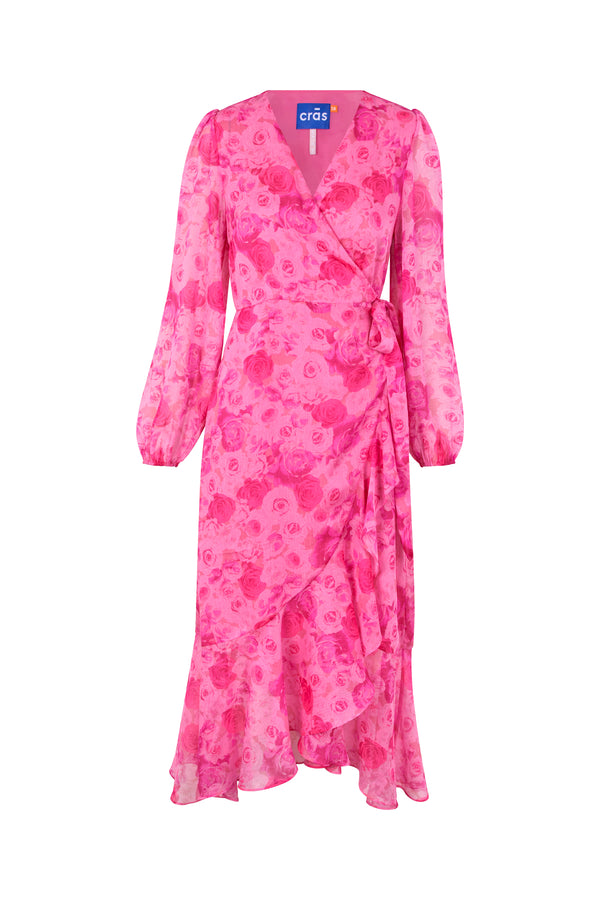 Cras Luella kjole Pink Rosegarden