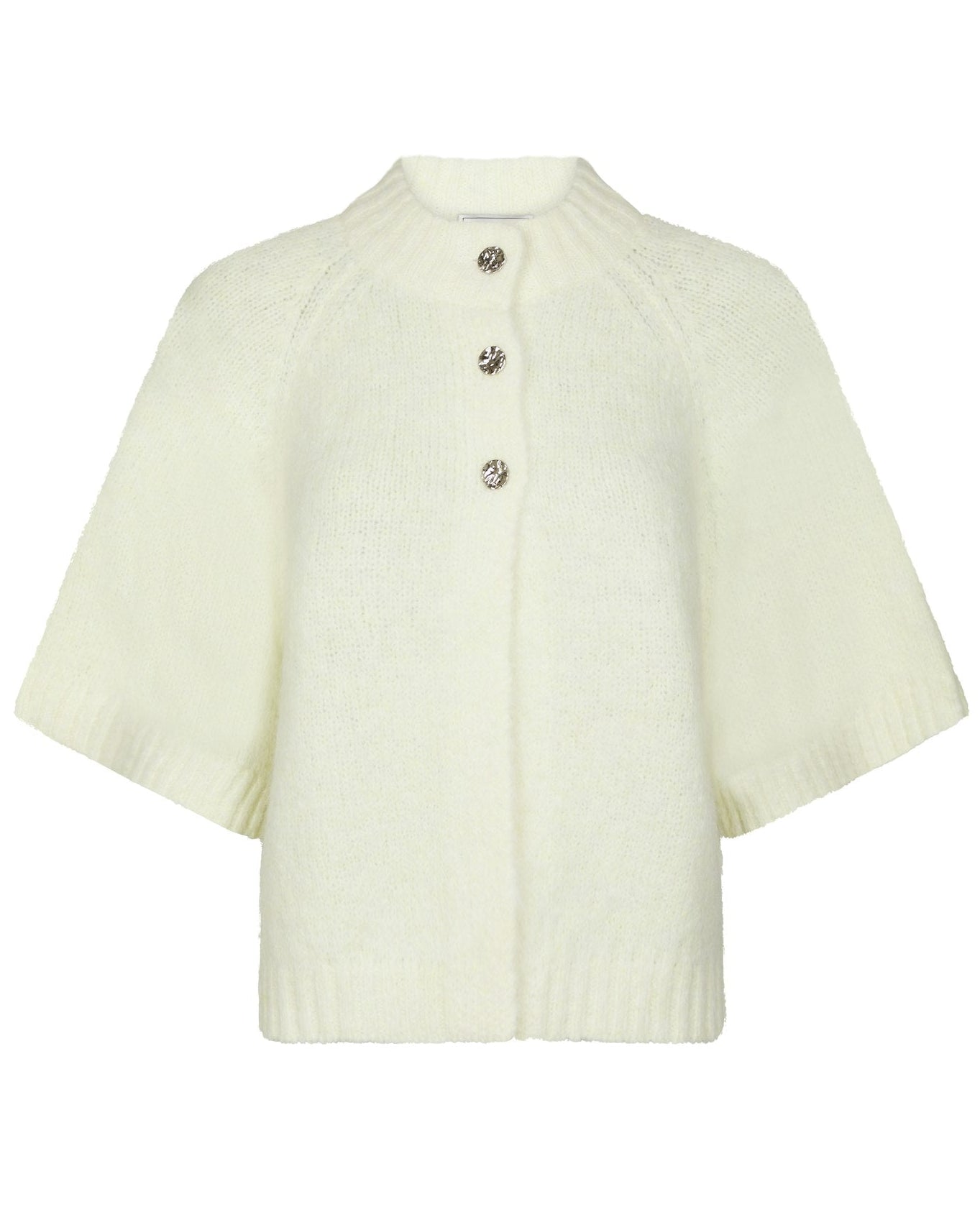 Benuta Fluffy Knit Cardigan Light Yellow fra Neo Noir, gul cardigan