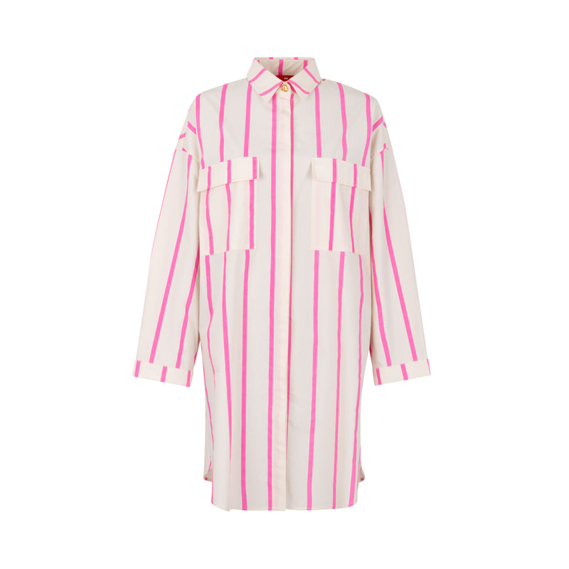 Cras Flax Skjorte Pink Stripe