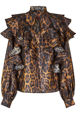 Cras Sylvia Bluse Hazy Leopard